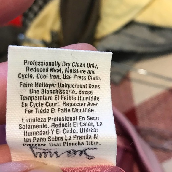 DKNY Wool Silk Blend Rose Pink Pencil Skirt SZ 2 - Picture 4 of 5